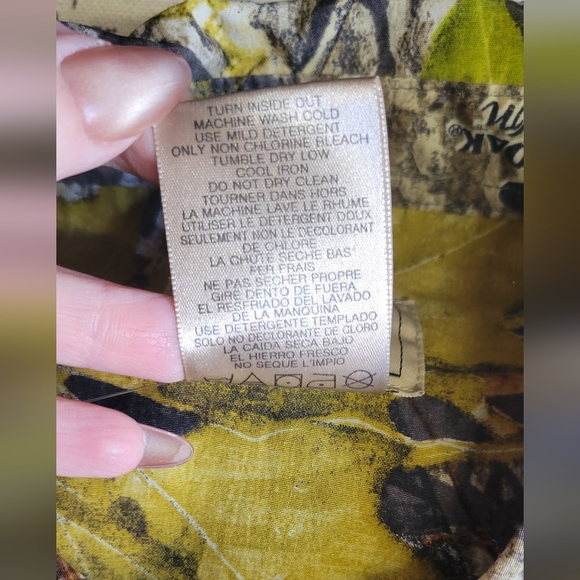 MOSSY OAK | Camouflage Short Sleeve Men's Button Down | Size 2X - Picture 5 of 10